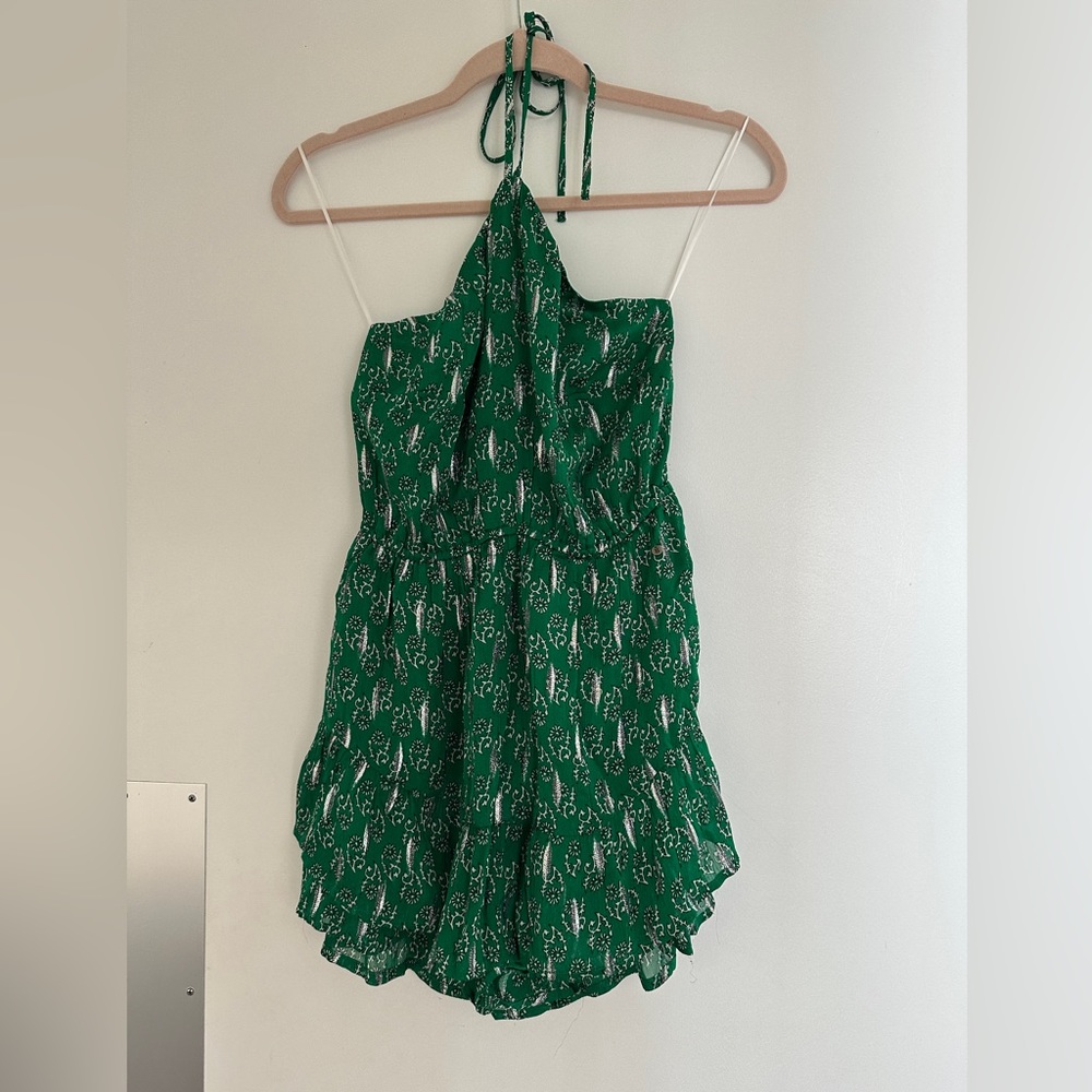 GREEN romper from a Spanish store 💚 never worn still with tag!!!